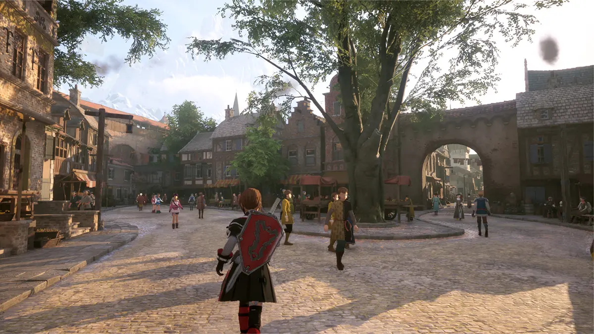 街を走る主人公